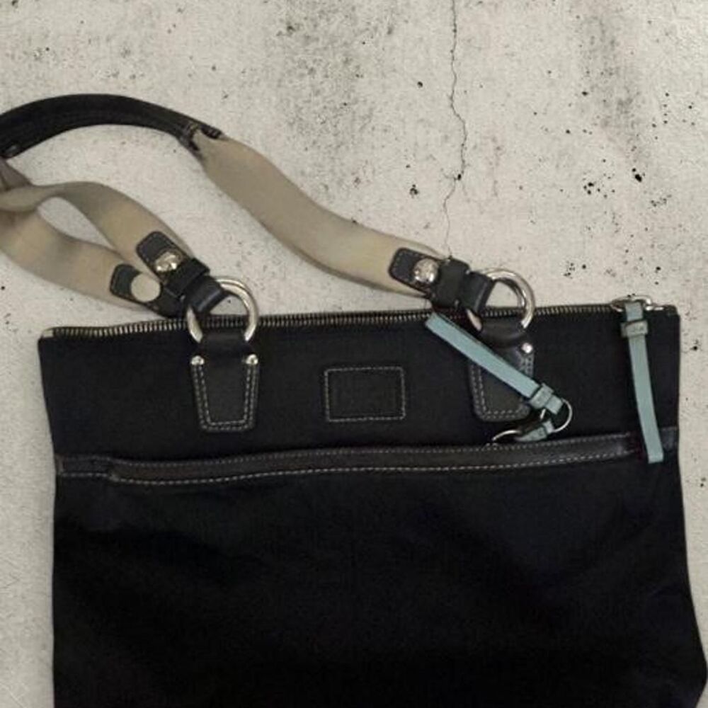 Coach Women's Black and Blue Bag